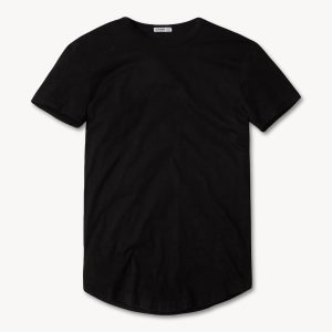 Pima Curved Hem Tee