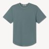 Pima Curved Hem Tee