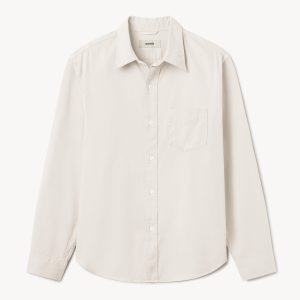 Draped Twill One Pocket Shirt